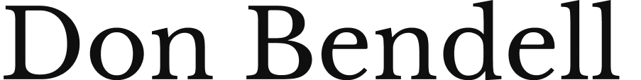 Don Bendell Books